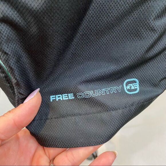NWOT‎ Free Country Ladies Black Windbreaker Small - Picture 6 of 9